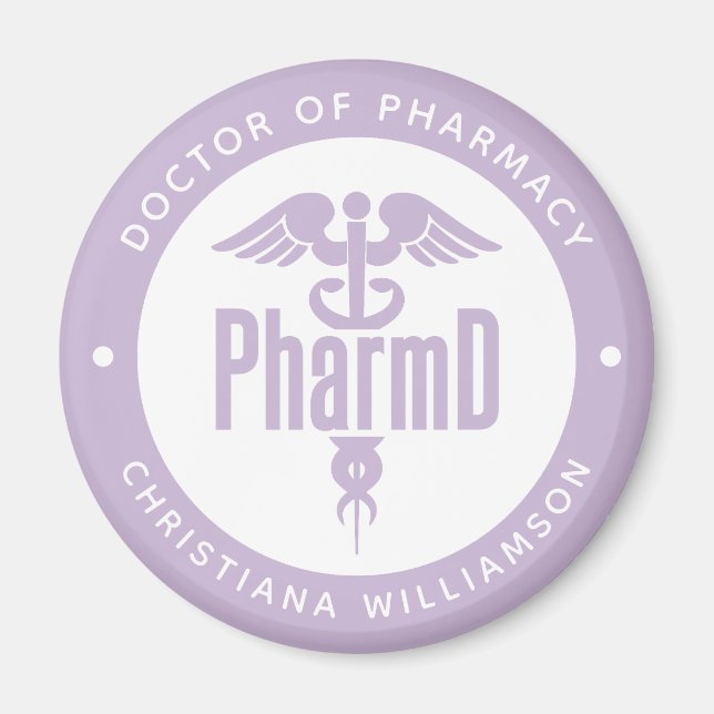 PharmD Doctor of Pharmacy Graduation Pharmacist Magnet (Front)