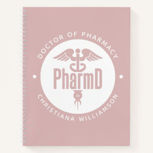 PharmD Doctor of Pharmacy Graduation Pharmacist Notebook