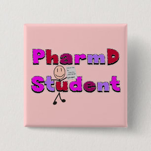 PharmD Student Gifts 2 Inch Square Button