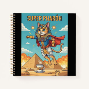 Pharoah Cat Bastet Egypt Goddess Heronen Sekhment  Notebook