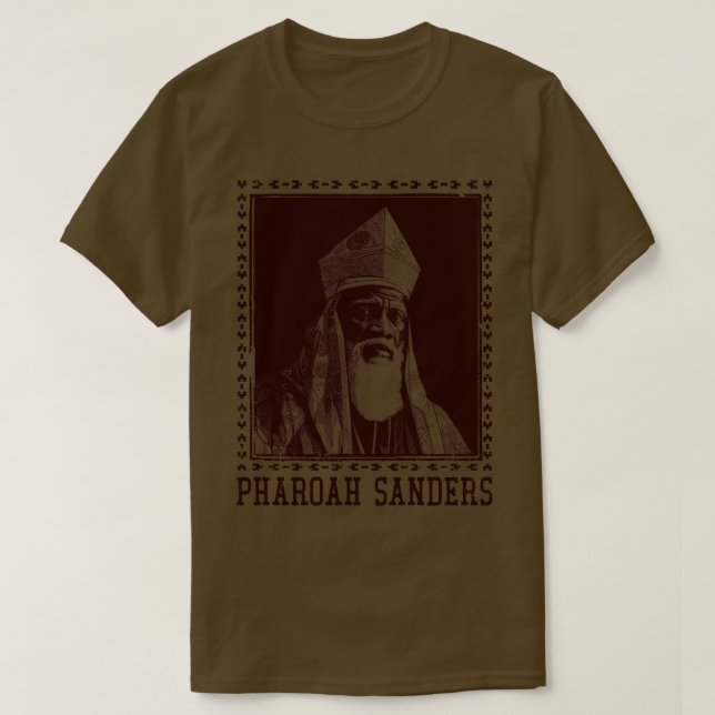 Pharoah Sanders Original Retro Fan Design T-Shirt (Design Front)