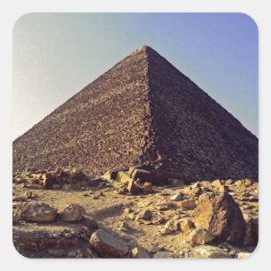 Pharoahs Pyramid Square Sticker
