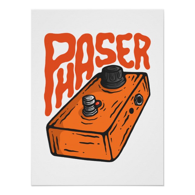 Phaser Pedal Poster (Front)