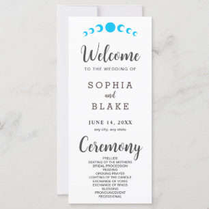 Phases de la Lune bleue Programme de mariage blanc