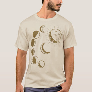 Phases de la Lune Céleste & T-Shirt Terre - Esthét