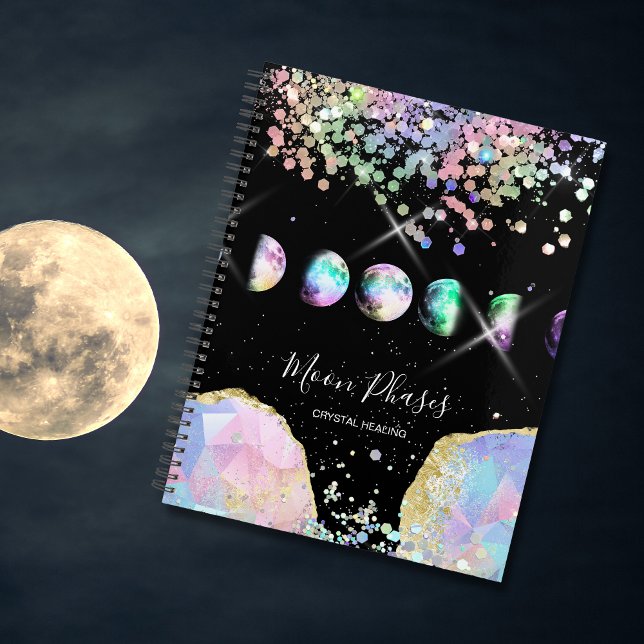 Phases de la lune Crystal Gem Guérison Holographe  (Créateur téléchargé)