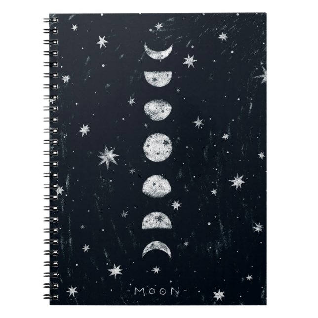 Phases du Carnet Spiral de la lune (Devant)