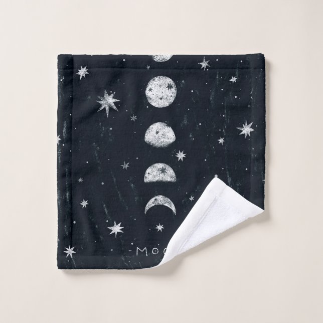 Phases du linge de lune (Gant de toilette)