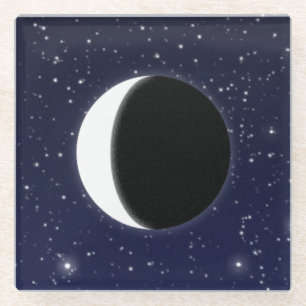 Phases of the Moon, 2 of 6 Glass Coaster