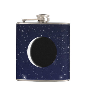 Phases of the Moon Hip Flask