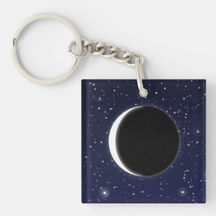 Phases of the Moon Keychain