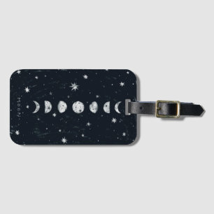 Phases of the moon Luggage Tag
