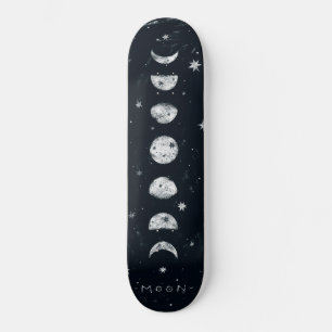 Phases of the moon skateboard