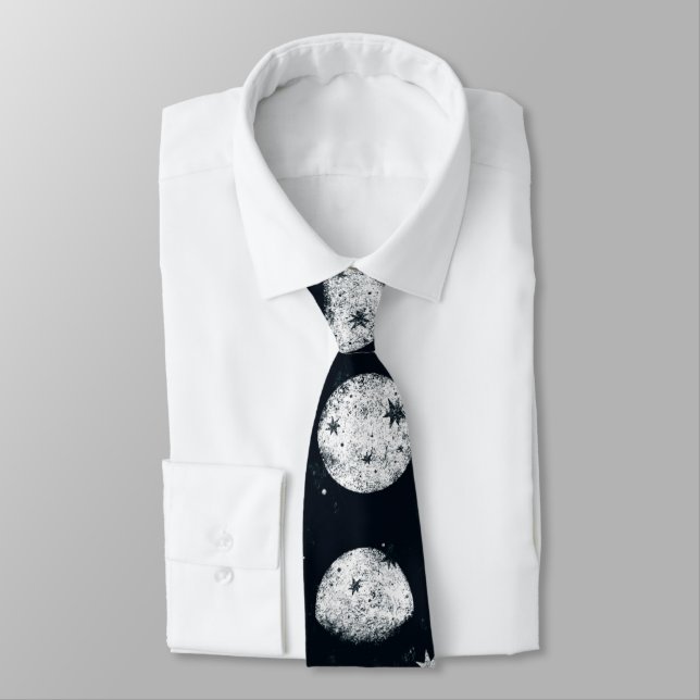 Phases of the moon tie (Tied)