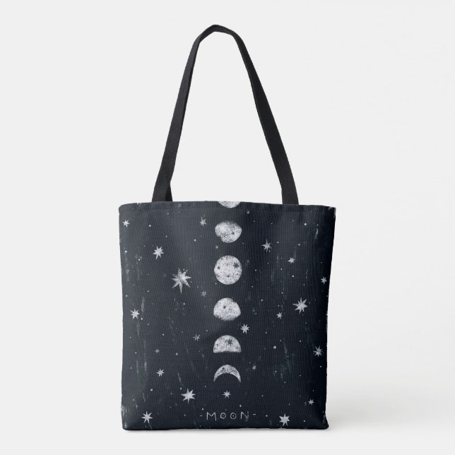 Phases of the moon Tote Bag (Back)
