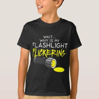 Phasmophobia Flickering Flashlight - Ghost Hunting T-Shirt