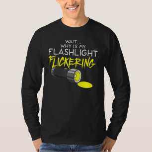 Phasmophobia Flickering Flashlight Ghost Hunting T-Shirt