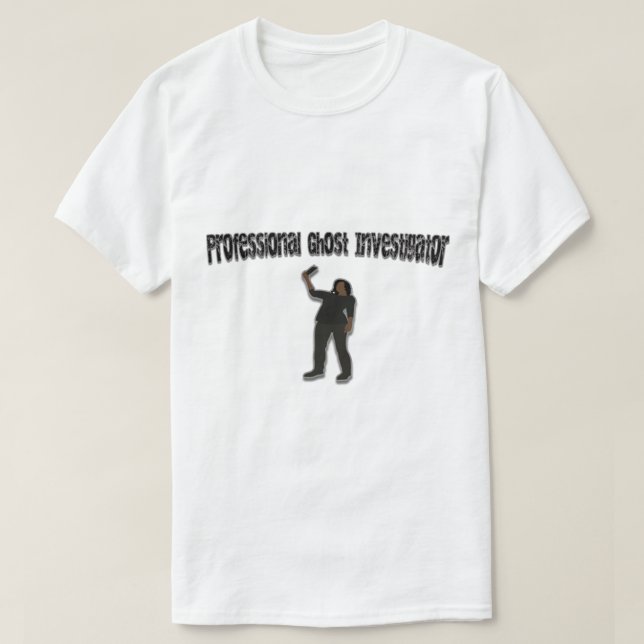 Phasmophobia Professional Ghost Investigator T-Shirt (Design Front)