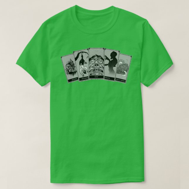 Phasmophobia Tarot Cards T-Shirt (Design Front)