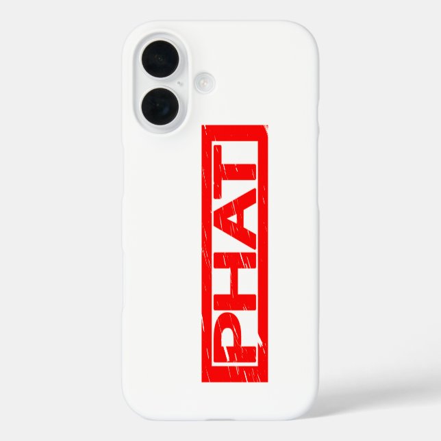 Phat Stamp Case-Mate iPhone Case (Back)