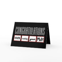 PhD Degree CUSTOM NAME Congratulations