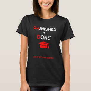 Phd Doctorate 2022 Degree Men Women Kids T-Shirt
