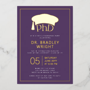 Phd Doctorate Hat Doctoral Degree Graduation