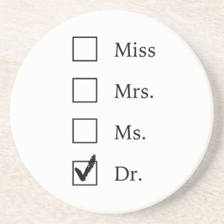 PhD gifts for women Coaster