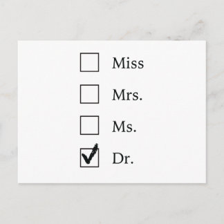 PhD gifts for women Postcard
