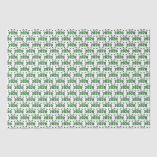 PhD Grad 2020 Graduation Tissue Paper (Green)