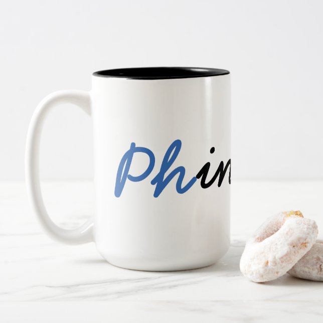 PhD grad Phinished Mug (With Donut)