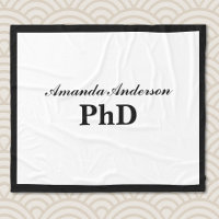 PhD Graduation Personalized Name