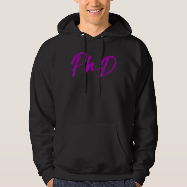 Phd Graduation Student Doctoral Candidate Phinishe Hoodie (Front)