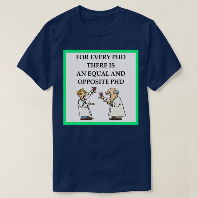 PHD Joke 3 T-Shirt (Design Front)