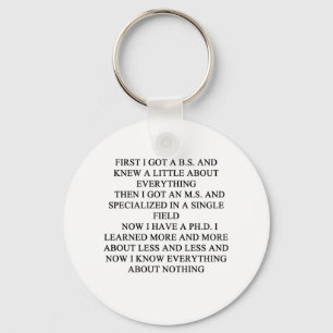 PHD joke Keychain
