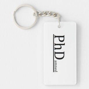 PhD Keyed Keychain