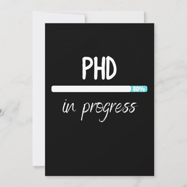  phd loading T-Shirt Invitation (Front)