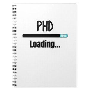 phd loading T-Shirt Notebook