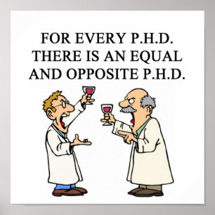 PHD proverb Poster