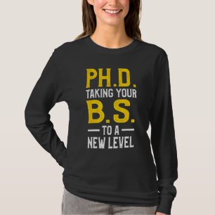 PhD Student Dissertation Doctorate Graduation 48 T-Shirt
