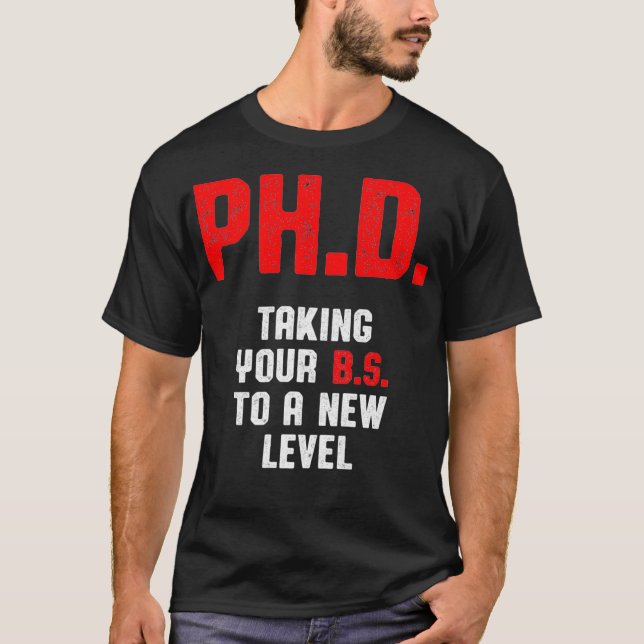 PhD Student Dissertation Doctorate Graduation Prem T-Shirt (Front)