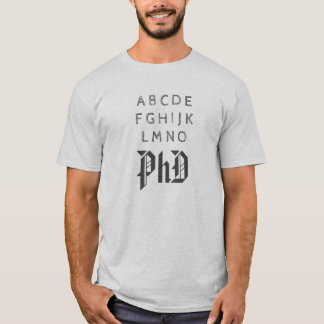 PhD t-shirt