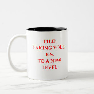 PHD Two-Tone COFFEE MUG
