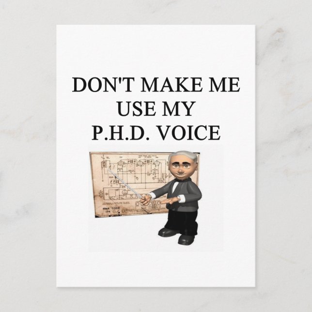 PHD voice Postcard (Front)