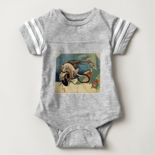 Pheasant and the Snake Baby Bodysuit
