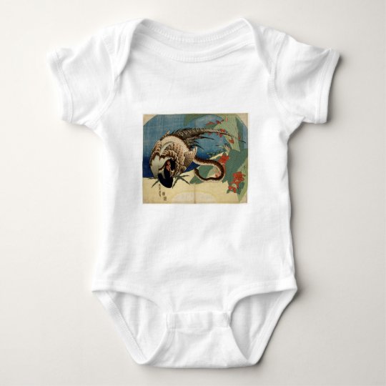 Pheasant and the Snake Baby Bodysuit