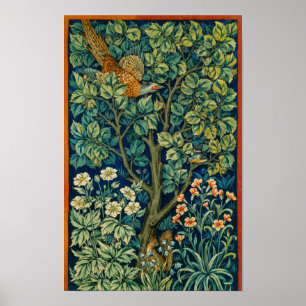 Pheasant Bird ,famous textile Poster