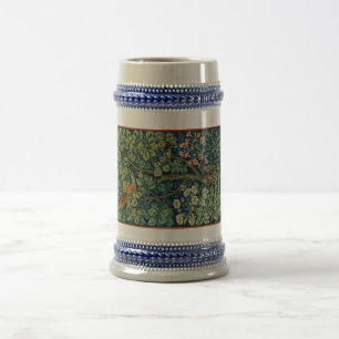 Pheasant Bird in a Tree (by William Morris) Beer Stein