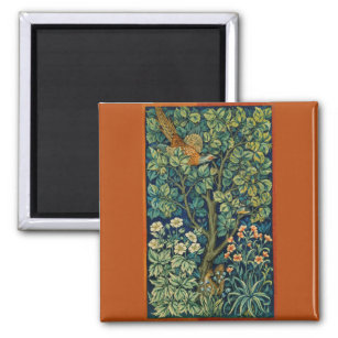 Pheasant Bird in a Tree (by William Morris) Magnet