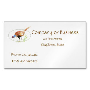 Pheasant, Bird, Nature, Environment, Business Card